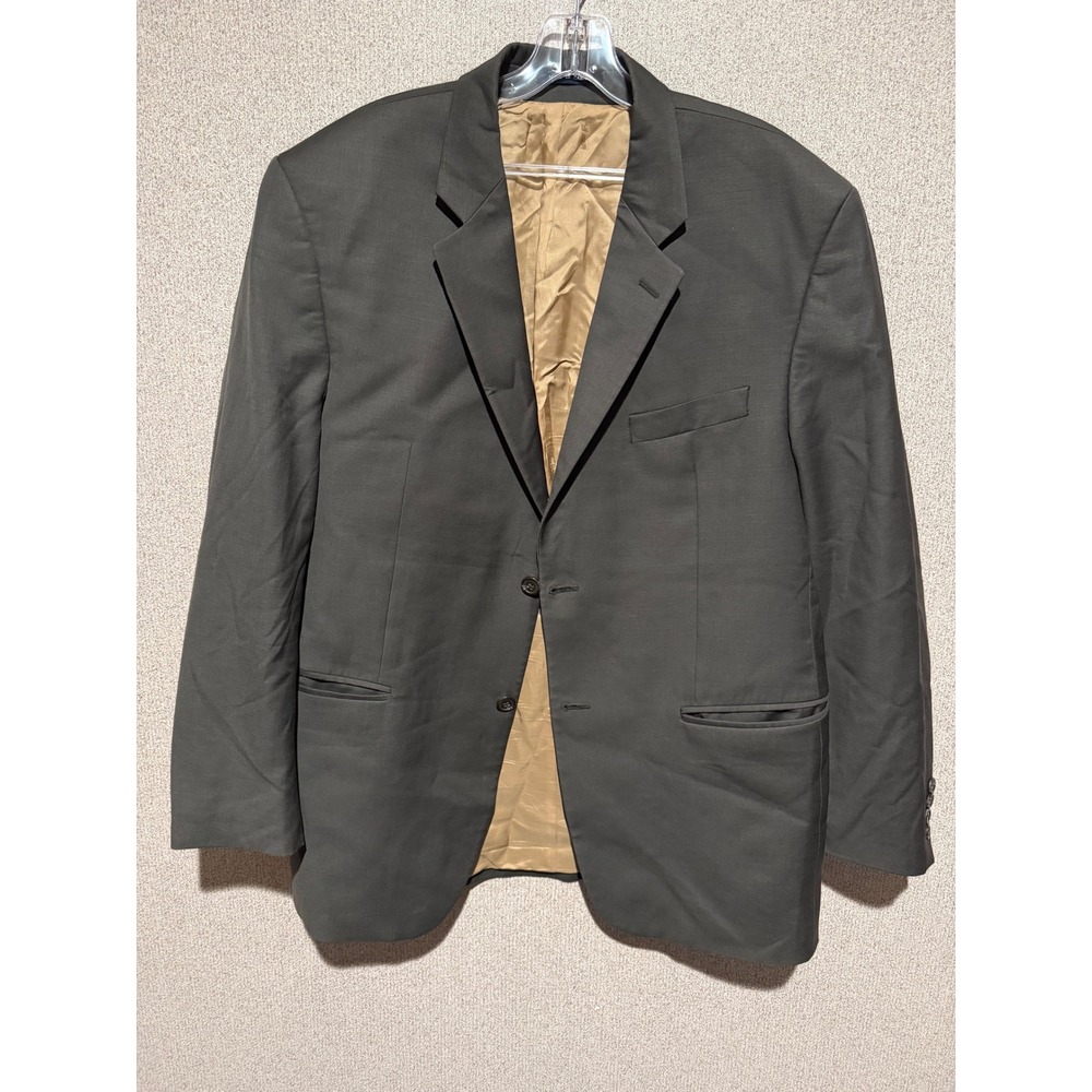 Ralph Lauren Wool Sport Coat Blazer Men's Gray Two Button Business Formal